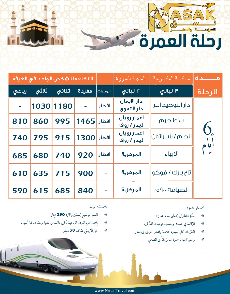 مكة مدينة خمس ليالي  (بالقطار)